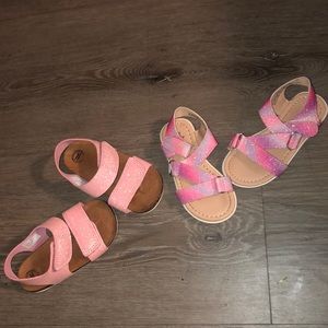 Size 6 Toddler girl sandals Brand new.